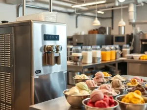 Jak zautomatyzować produkcję lodów w dużej gastronomii
